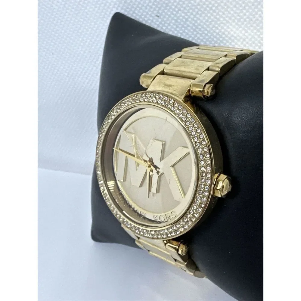 Michael Kors Parker MK5784 Women's Gold Stainless Steel Analog Dial Watch NUL17